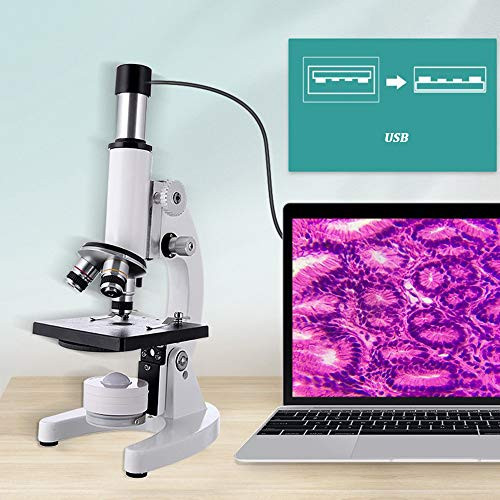 Microscope Biological Portable 4000X Electronic Eyepiece Camera can be viewed by Mobile Computer High-Resolution Professional Optical Instruments for Students and Children