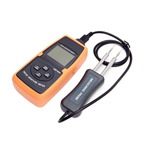 Sensor Instrument LCD Digital Wood Moisture Meter 2%-60% Tree Timber Wood Bamboo Paper Water Contain Level Temperature Measure Tools MD7820 Electronic testing equipment