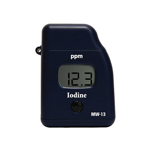 Milwaukee Instruments MW13, 0.00 to 12.5 ppm Iodine Photometer, Pack of 3 pcs
