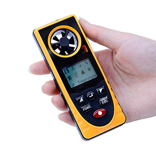 Nuokix Anemometers, Anemometer, Multi-Function LCD Display Digital Handheld Air-Cooled Dew Point Pressure Tester -40-10 Degree Measuring Instrument