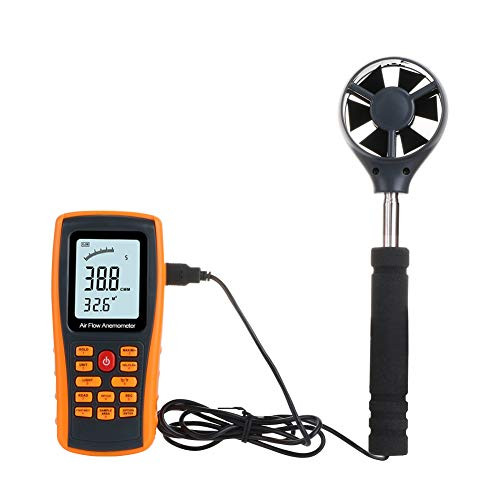 JINZFJG-SX Laboratory Instrument Anemometer Handheld Wind Speed Temperature Measuring Equipment Experimental Tool Science Lab Anemometers