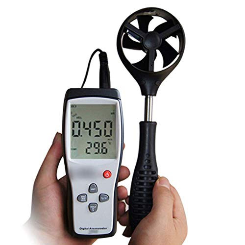 Nuokix Anemometers, Digital Anemometer Digital Anemometer Split Type Wind Speed Measuring Instrument