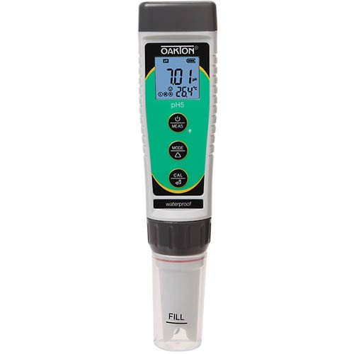 Oakton Instruments WD-35634-16 pHTestr 5 Waterproof Pocket Tester, -2-16 pH