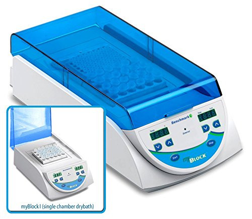 Benchmark - myBlock l- digital dry bath with 1 Quick-Flip blocks for tubes (0.2 to 2.0ml, PCR strips and PCR plates,