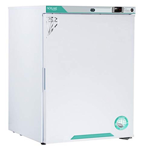 Nor-Lake Scientific PR051WWWLH/0 White Diamond Series Built-in Under Counter Refrigerator, Solid Door, Left Hinged, 115V, 4.6 cu. ft. Capacity