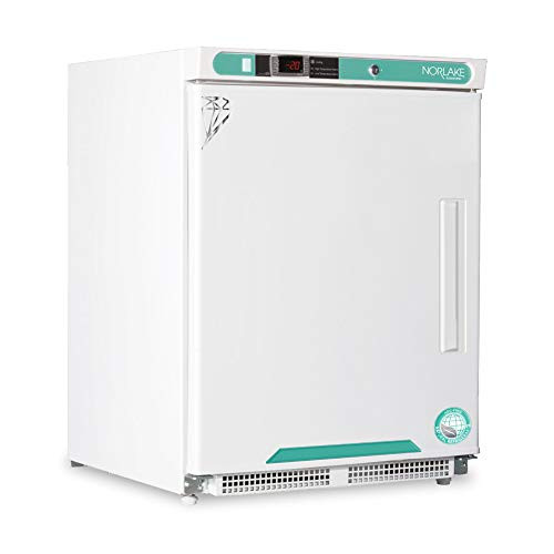 Nor-Lake Scientific PF051WWWADALH/0M White Diamond Series Built-in Under Counter Freezer, Solid Door, Left Hinged, ADA, 115V, 4.2 cu. ft. Capacity