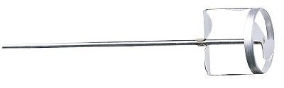 303/304 SS high-Efficiency Paddle Assembly; 3/8" Dia x 21"L, 3-3/4" Paddle Dia