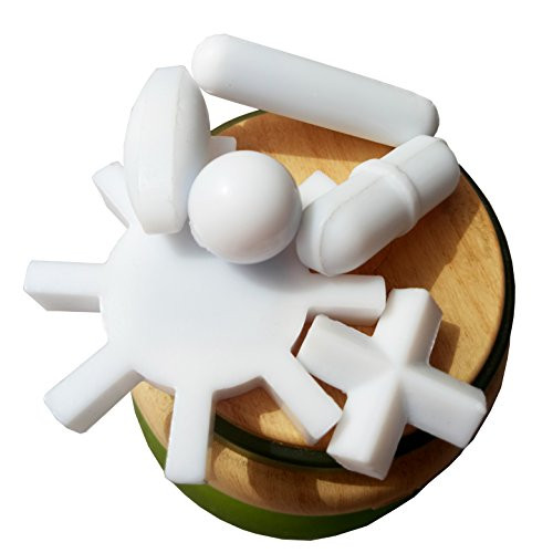 Magnetic Stirrer Stir Bars Mixer Stiring Rod : 6 Shapes + Magnetic Retriever