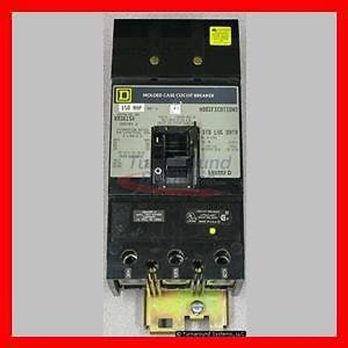 Square D KA36150YP Circuit Breaker, 150 Amp, I-Line