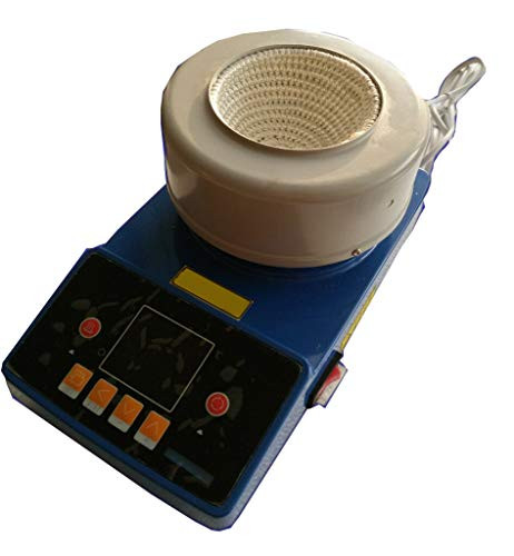 CGOLDENWALL Lab Digital Magnetic Stirrer Intelligent Magnetic Mixer Laboratory Waterproof Heating Equipment 110V/220V with Heating Mantles Sleeve and Stir Bars (Capacity: 5000ml)