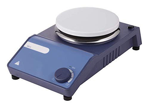Tehok Classic Magnetic Stirrer with Round Ceramic Coated Stainless Steel Plate Speed Range: 0~1500 R/Min Max Stirring Capacity: 20000 Ml(Water)
