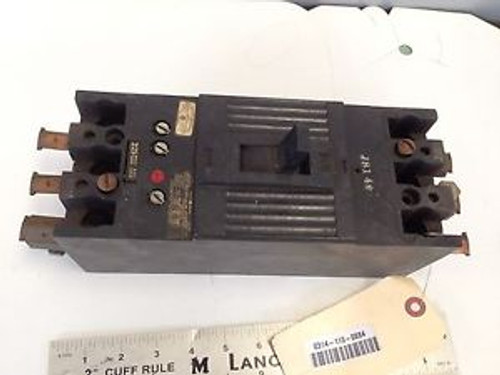 USED GENERAL ELECTRIC GE TFK236F000 CIRCUIT BREAKER, 225A, 600VAC, 3-POLE BJ