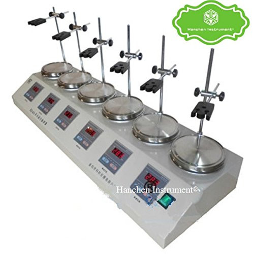 HJ-6A Digital Thermostatic Magnetic Stirrer Hotplate Mixer 0-2400rpm 220V (HJ-6A)
