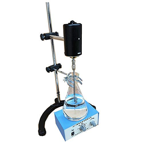 QWERTOUR Booster Timing Electric Mixer, Laboratory Mixer Heating Magnetic Stirrer Lab Mixer Machine Hot Plate Magnetic Stirrer Lab,300w