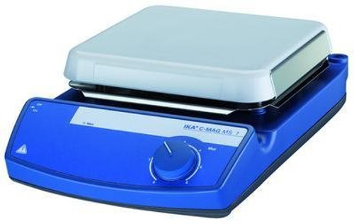 IKA Works 3582400 C-MAG MS 7 Magnetic Stirrer with Ceramic Setup Plate Without Heating, 230/120/100V, 50/60 Hz/30W, 100-1500 RPM Speed Range, 220 mm W x 105 mm H x 330 mm D