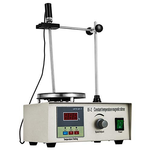Mophorn Magnetic Stirrer??îMagnetic Mixer with Hotplate 110V??îMagnetic Stirring Mixer 85-2??îwith Digital Temperature Display & Speed Adjusting??ê1000ML??ë