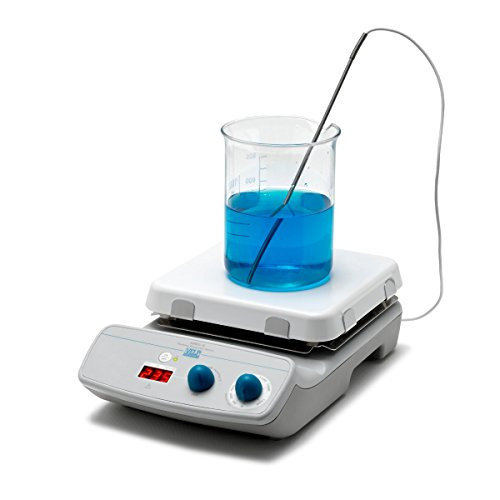VELP Scientific SA20510061 AREC.X Heating Magnetic Stirrer System with External Probe, Support Rod and Clamp, Maximum Temperature 550 Degree C, 15 L Volume, 1500 rpm, 115V/60 Hz (Pack of 4)