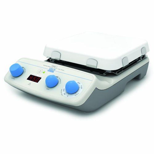 Neutec F20510051 Model AREC.T Digital Ceramic Hot Plate Stirrer with Timer, 115V, 50-60Hz