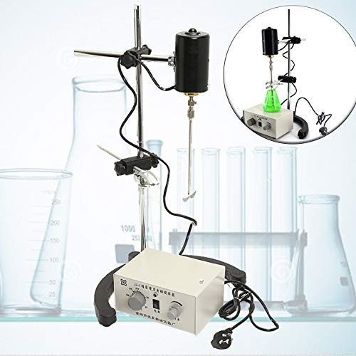 100W 3000Rpm Dual Control Mixer Electric Lab Mixer Overhead Stirrer Adjustable Churn Stir Machine Blenders Laboratory Stirrer