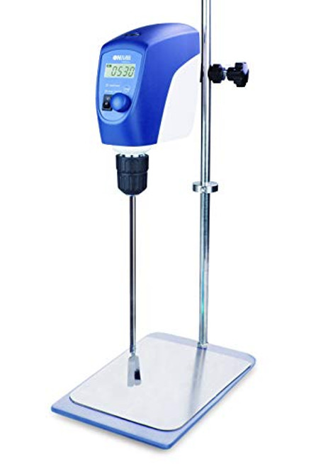 ONiLAB Electric Overhead Stirrer, LCD Digital Overhead Stirrer Mixer with Stirring Rod and Stand??î??îPowerful 20L ??î10000 mPas ??î 50~2200RPM ??êStand Included), Dark Blue