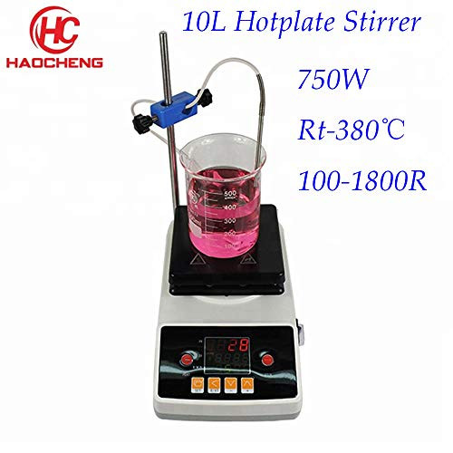 10 L Intelligent Ceramic Hotplate Stirrer,0-350 Degree