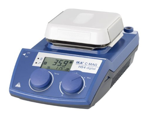 IKA Works INC. 4240201 C-MAG HS 4 Digital IKAMAG Hot Plate Magnetic Stirrer, Glass Ceramics Heating Plate, 115V