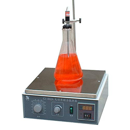 MXBAOHENG CJ-882A Lab Thermostatic Magnetic Stirrer Electric Mixer High Power with Heating Plate 0-1250 RPM 220V