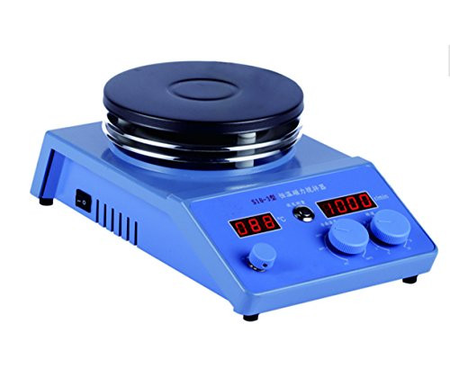MXBAOHENG Temperature Speed Digital Display Thermostat Magnetic Stirrer S10-3 Intelligent Lab Mixer 10L 50~1700r/min (220V)