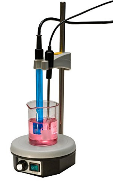 Spectrum 432-10013 Magnetic Stirrer for pH Sampler with Fixed Arm and Electrode Holder, Two Speed Settings, IP54 Rated, 120 mm Diameter