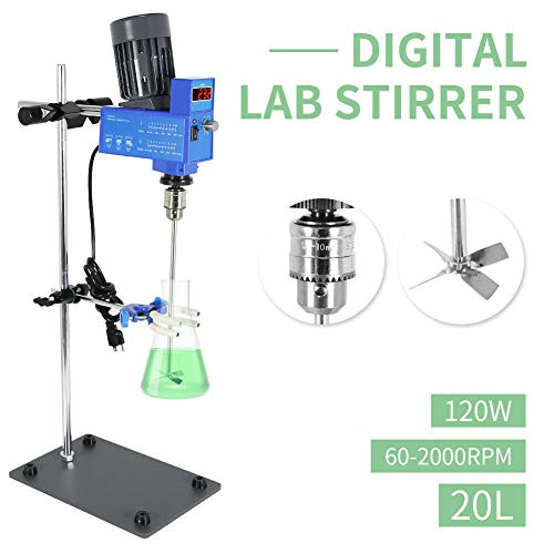 110V 120W 2000rpm Adjustable Digital Laboratory Stirrer Mixer