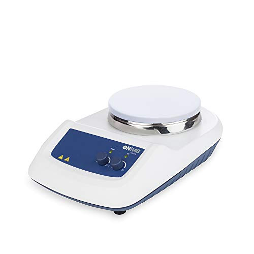 ONiLAB 5 inch Scale Magnetic Hotplate Stirrer, White/Dark Blue (8050221010)