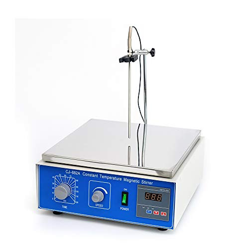 CJ-882A Magnetic Stirrer Digital Temperature Display Magnetic Stirrer Mixer 10000ml with Hot Plate Temperature Control Magnetic Heating Function 110V