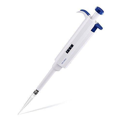 Four E's Scientific 100uL-1000uL High-Accurate Single-Channel Manual Adjustable Variable Volume Pipettes