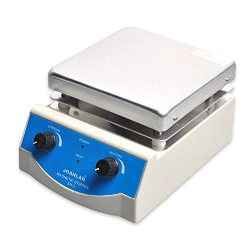 JoanLab Lab SH-3 Magnetic Stirrer Hot Plate, Stir Plate, Magnetic Mixer, 3,000mL, 100~1600rpm, 500W, 350??C Magnetic Stirrer Hot Plate, Heated Magnetic Stirrer, Lab Hot Plate Magnetic Stirrer