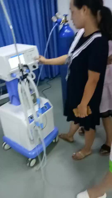 Medical Air Humidifier Oxygen Blender Neonatal Cpap System Ventilator