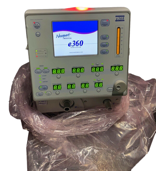 NEWPORT E 360E VENTILATOR NEWPORT PN E360E-ES-NA Low Hours