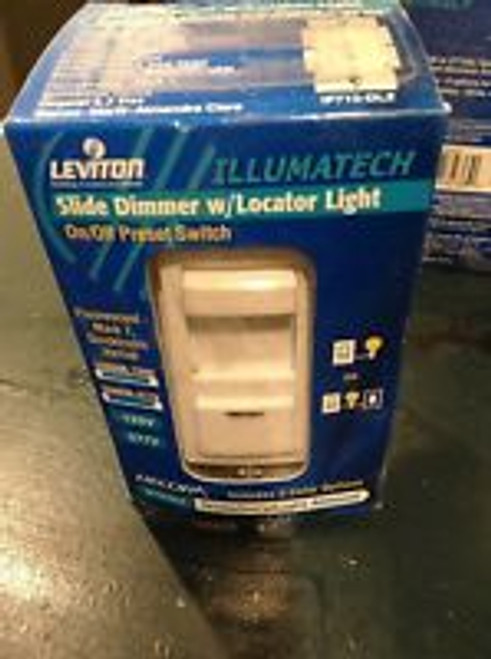 9 Leviton Fluorescent Slide Dimmer With Locator Light Ip 710-Dlz