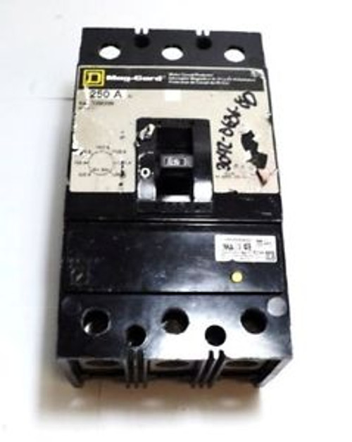 SQUARE-D CIRCUIT BREAKER 250A 3P 600V