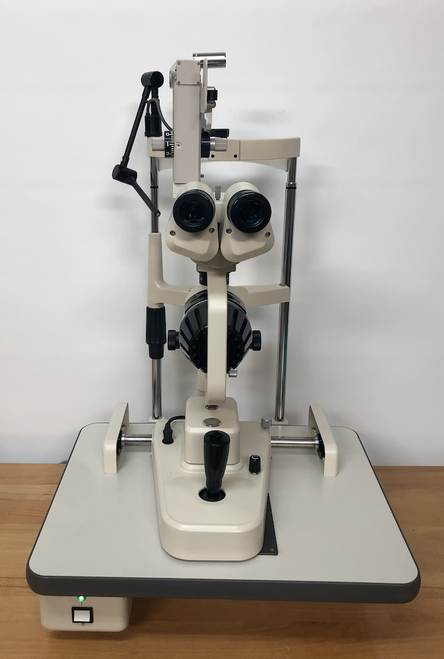 Topcon SL-4ED Slit Lamp with Haag Streit Applanation Tonometer