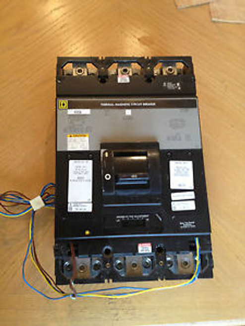 Used 400A Square D MHL3640025DC1679 Circuit Breaker With MA11284 & MA11128