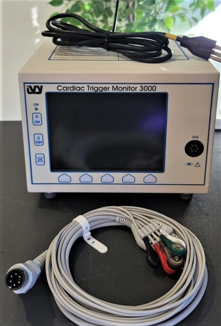 IVY Biomedical System Inc Cardiac Trigger Monitor 3000 W/ ECG Cable
