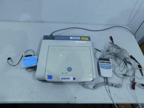 GE MAC 5500 HD Color Resting ECG EKG Analysis System W/ Accessories #4 (1045-20)