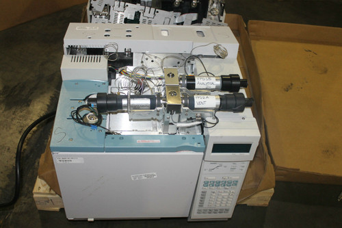 HP/AGILENT 6890A GAS CHROMATOGRAPHY G1530A LOADED VERY NICE SERIAL US00025610