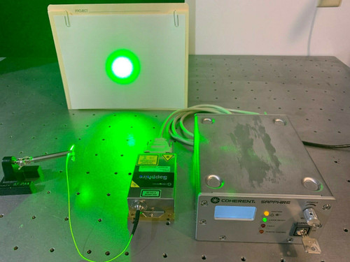 Coherent Sapphire 561-120 FP Fiber Coupled 561nm 120mW Laser System (Low Hours)