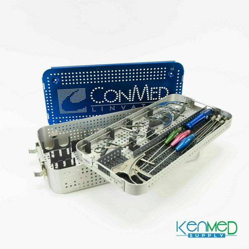 ConMed Linvatec Shoulder Restoration Instrument RCR-Tray ConMed Spectrum II Set