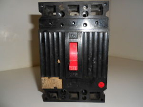 GOOD USED GENERAL ELECTRIC / GE CIRCUIT BREAKER THED136125 3POLE 125AMP 600VAC