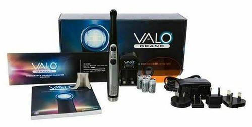 VALO GRAND CORDLESS BLACK KIT. DENTAL LED CURING LIGHT BY ULTRADENT.