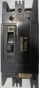 WESTINGHOUSE / CUTLER HAMMER  EH2070  480 V  70 A  2 Pole CIRCUIT BREAKER
