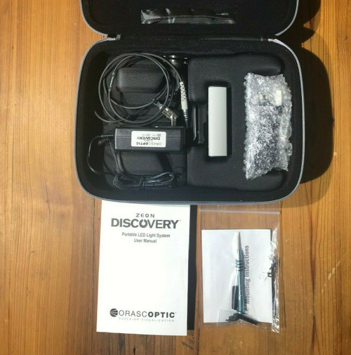 Orascoptic Zeon Discovery LED Headlight -Dental Surgical Loupes W/ CASE