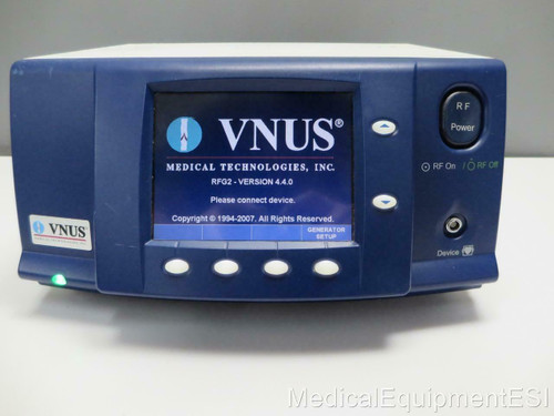 VNUS RFG2 Electro Surgery Radio Frequency RF Generator Software Version 4.4.0